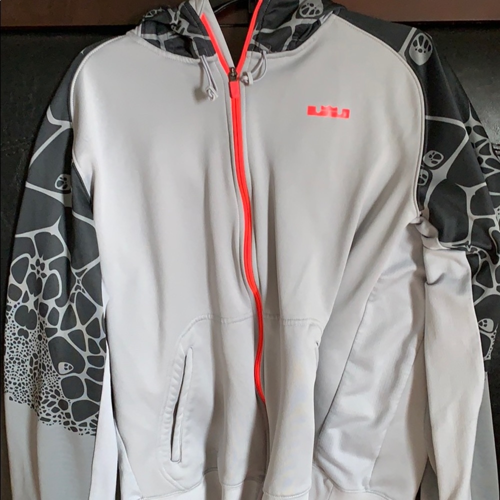 LeBron Nike zip-up hoodie